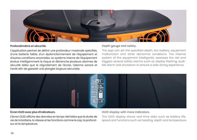 Brochure Sublue - scooters sous-marins